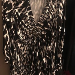 Jeweled black tunic